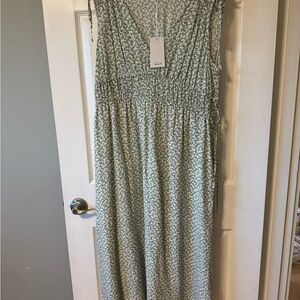 Rails Green Floral Midi Dress